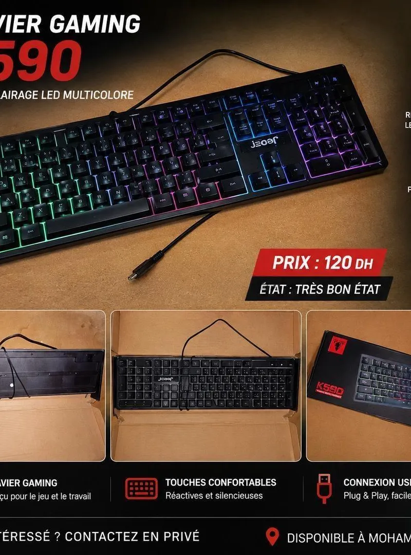 Clavier Gaming K590 RGB