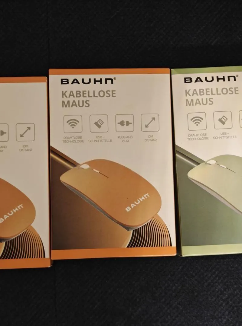 Souris Sans Fil Design Ultra-Mince marque Bauhn