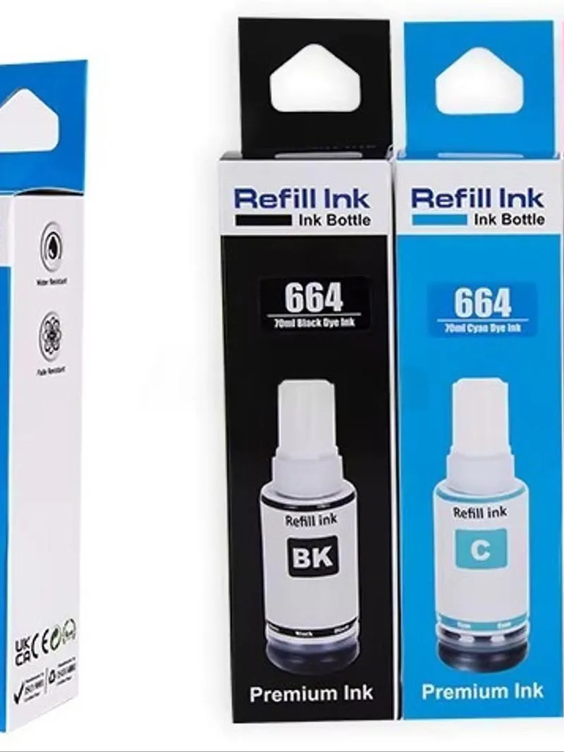 LOT ENCRE 664 POUR IMPRIMANTE EPSON
