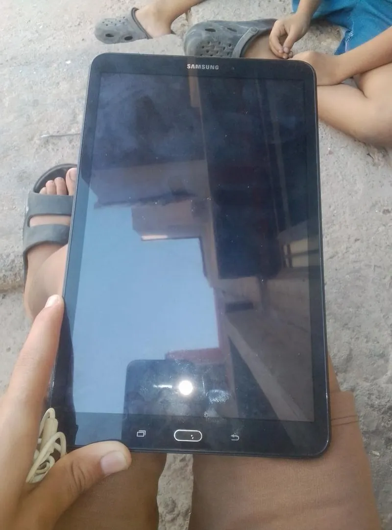 Tablette dont l'écran est cassé