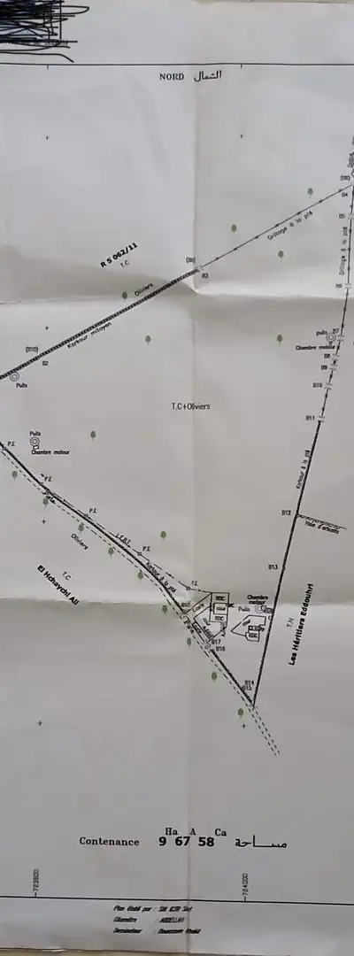 Terrain agricole immatriculé