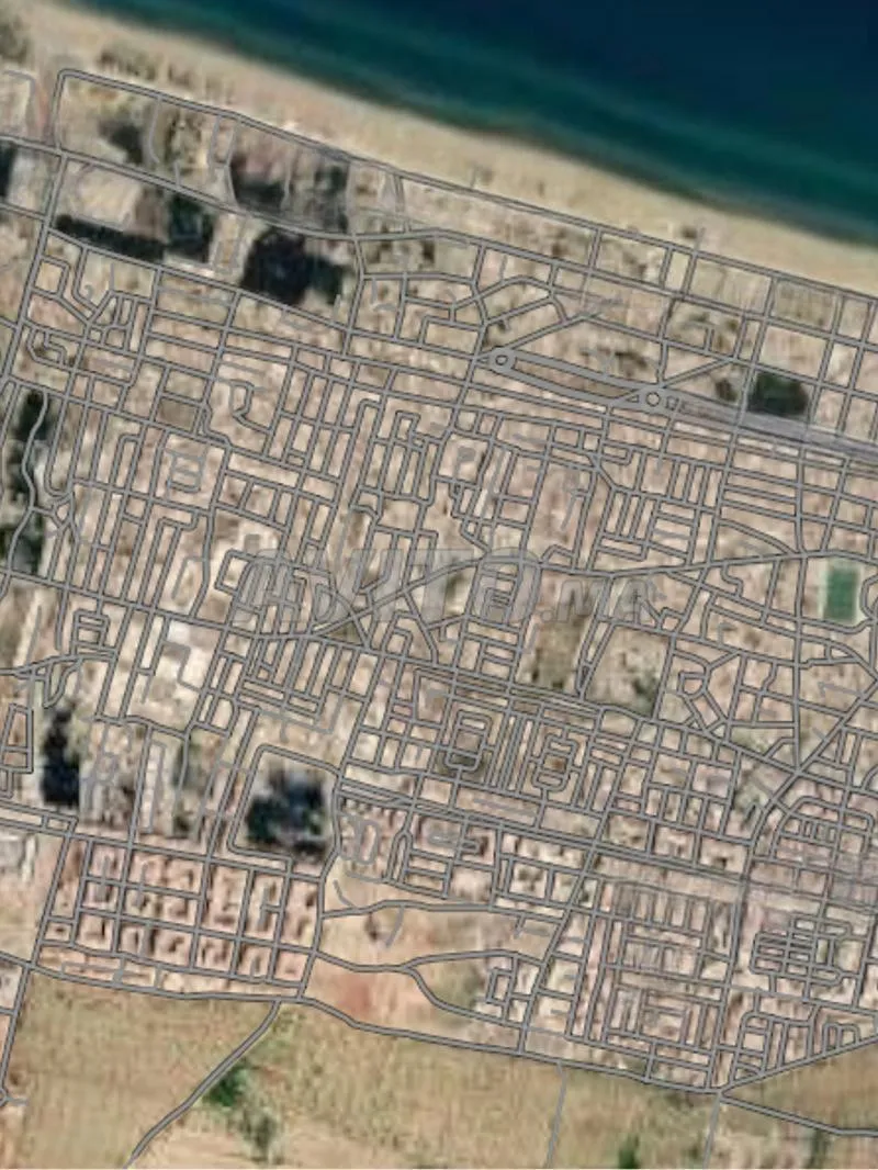 Terrain titré 90m² – 2 façades – Saïdia