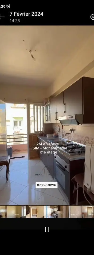 Appartement à vendre 62 m² à Mohammedia