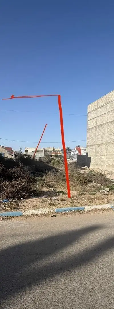 Terrain 162 m² à vendre R2 Loti Al Omrane