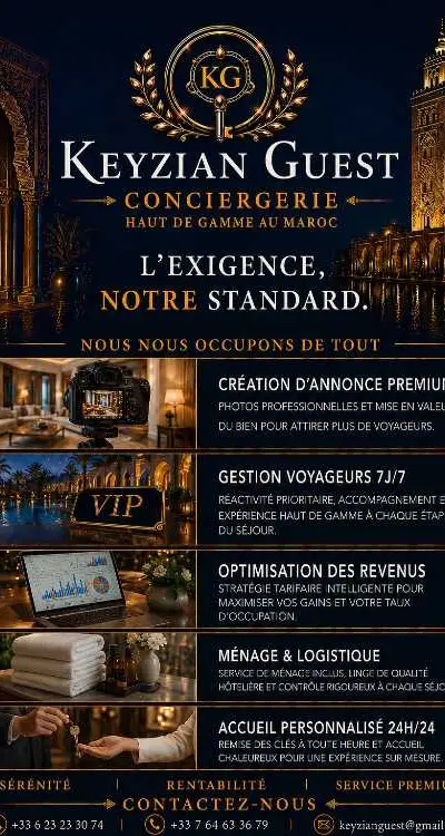 Conciergerie airbnb gestion complète keyzian g