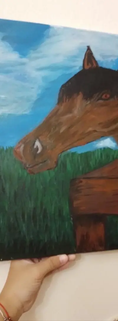 Tableau cheval, peinture de cheval originale