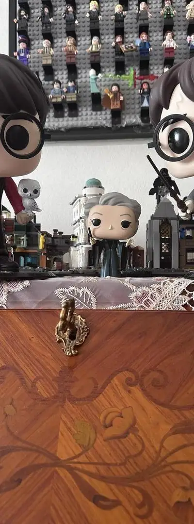 2 grandes figurines Harry Potter 25 cm