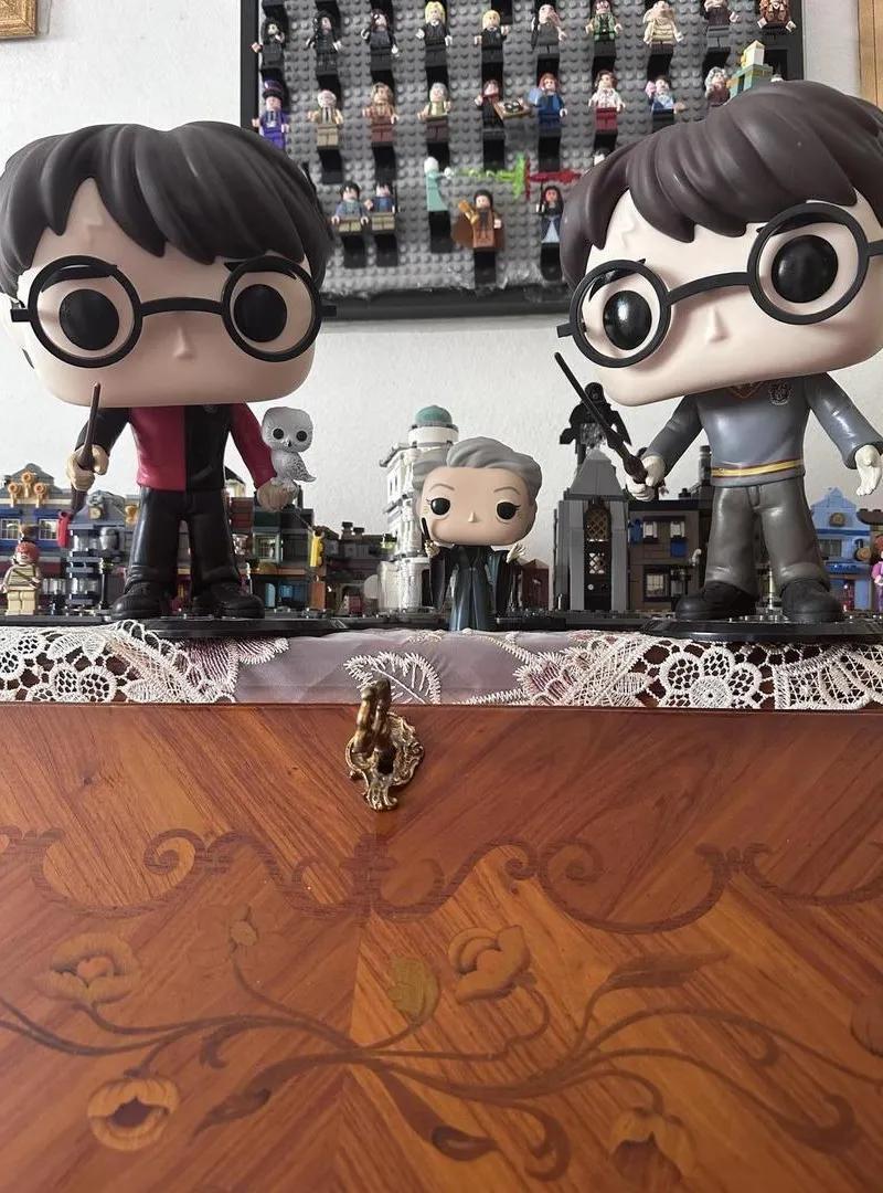 2 grandes figurines Harry Potter 25 cm