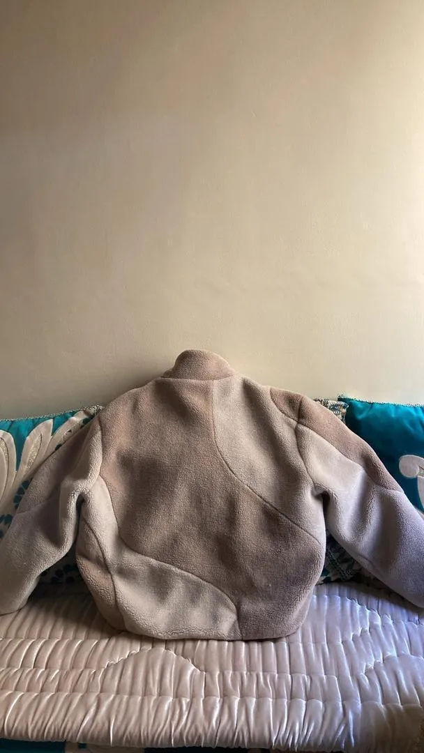 Veste Zara Teddy Beige