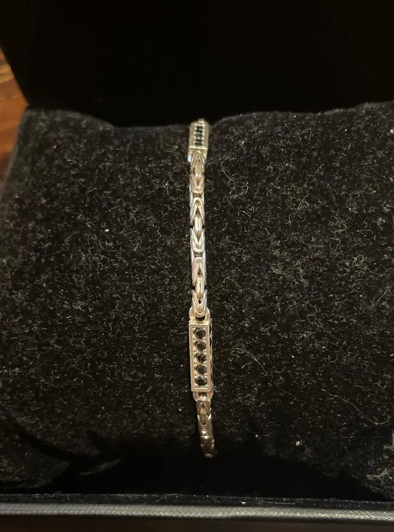 Bracelet byzantin argent 925