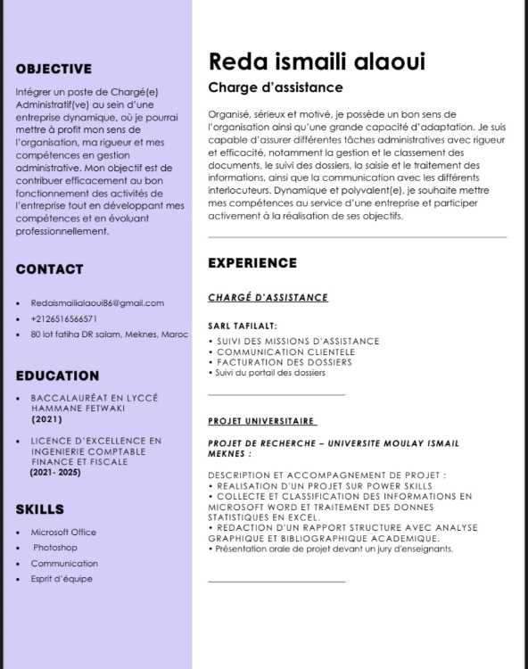 Assistance administrative