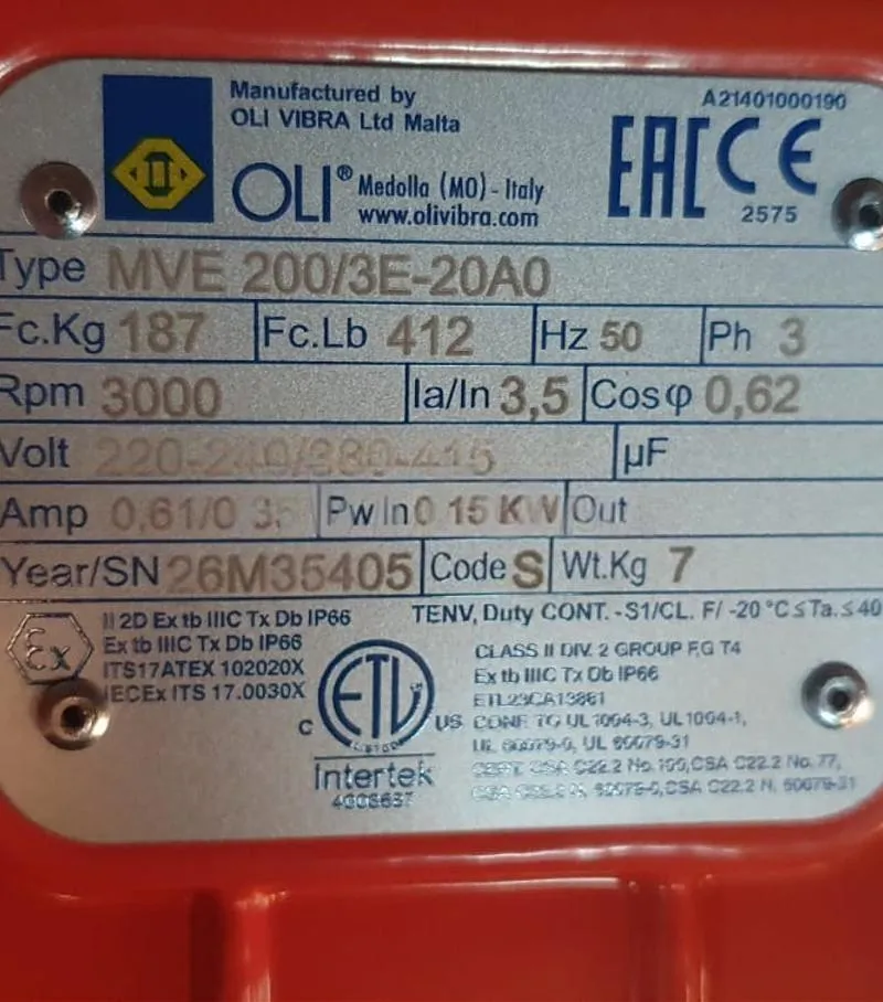 Vibreur Oli original