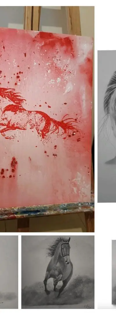 5 tableaux originaux
