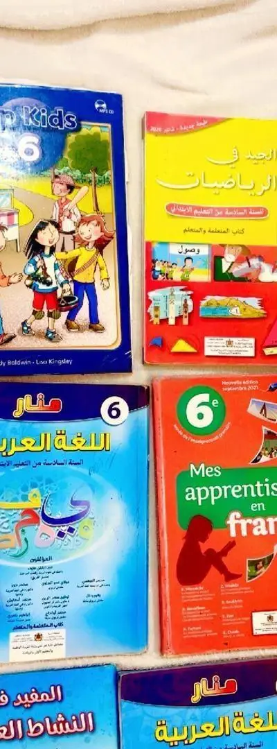 Livres pour la sixième année primaire