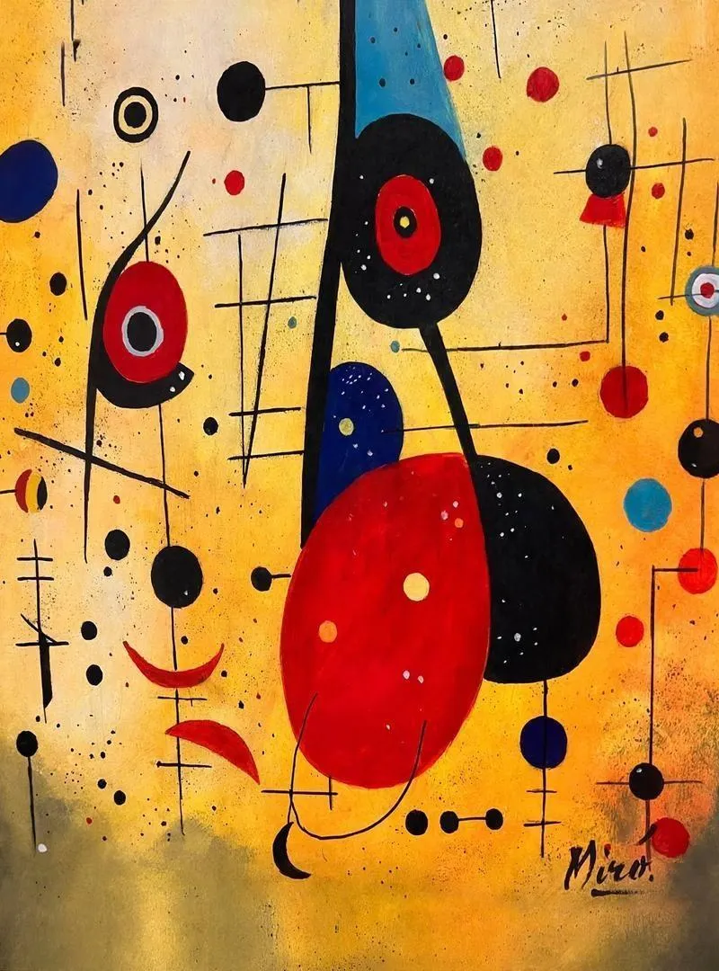 Peinture sur papier 70/50