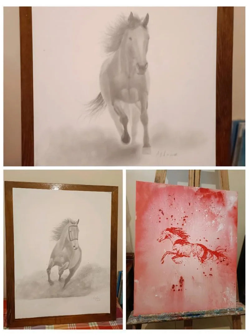 3 tableaux originaux