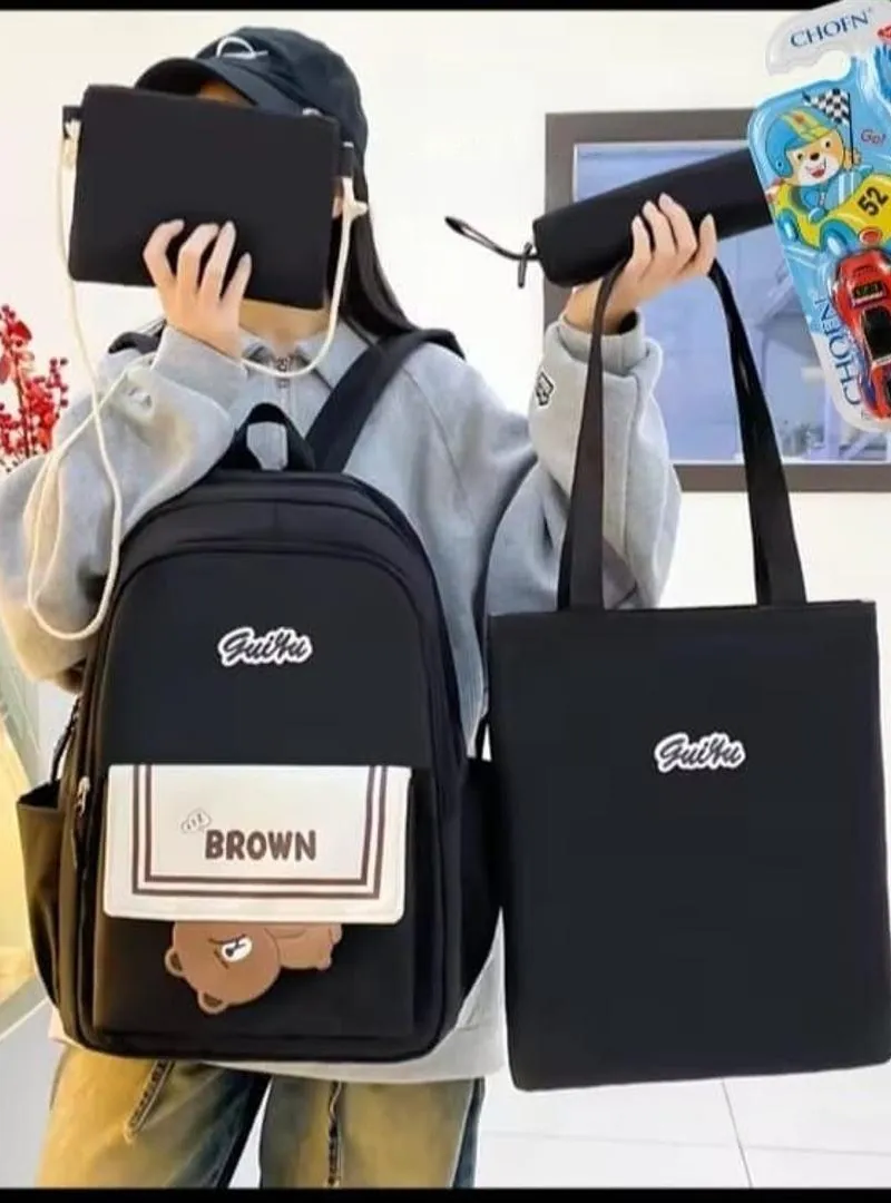 Nouvelle trousse scolaire 5 pièces pour filles