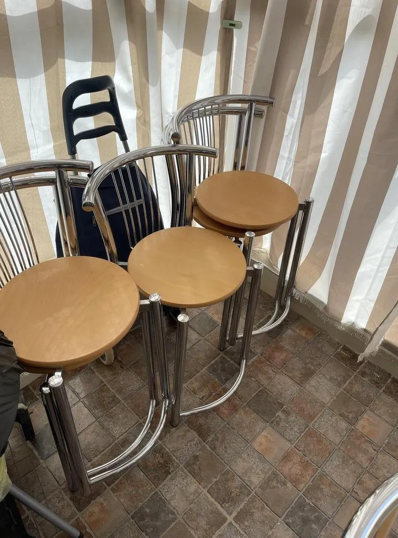 Lot de 6 chaises vintage – Style bistrot italien