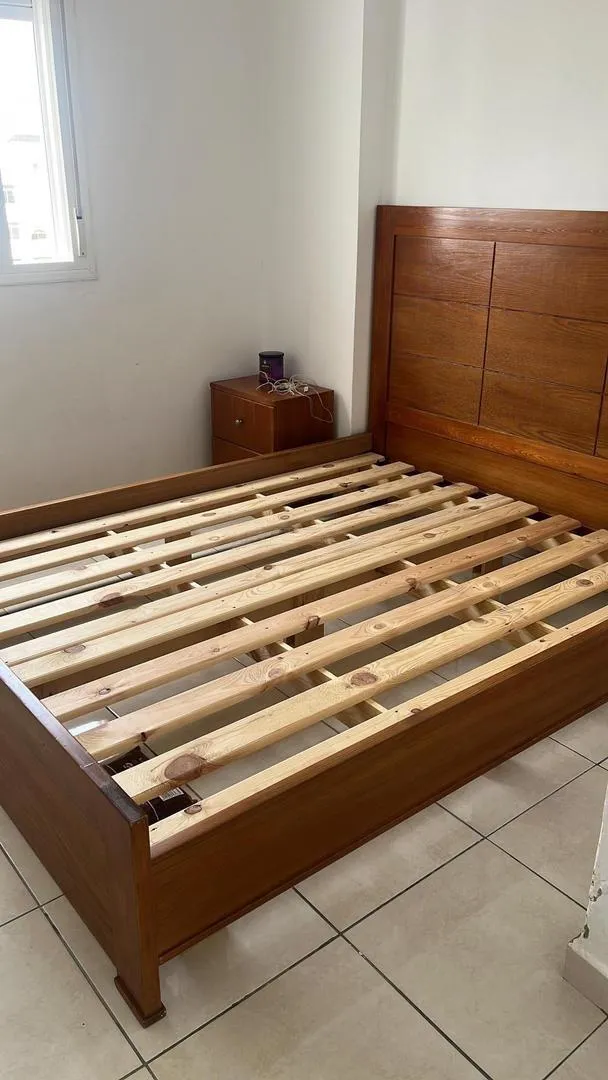 Moustiquaire neuve en bois d'acacia, faite à la main