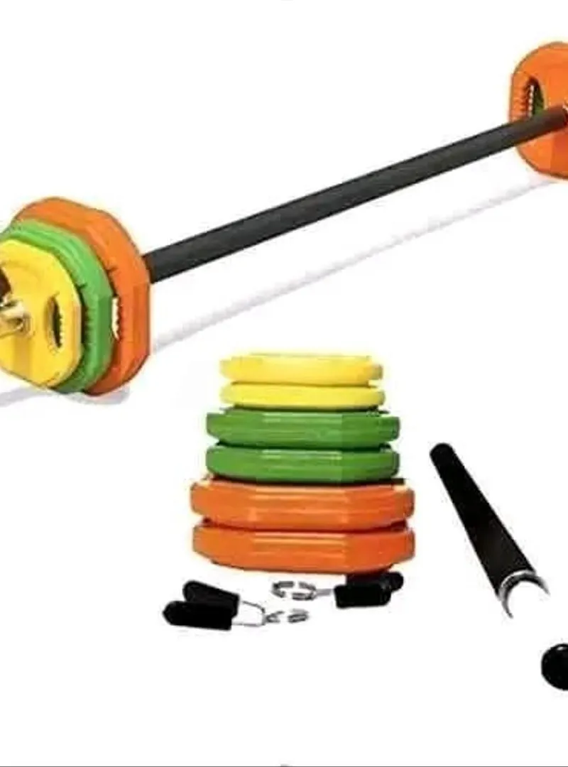 Barre Body Pump avec disques de poids complets