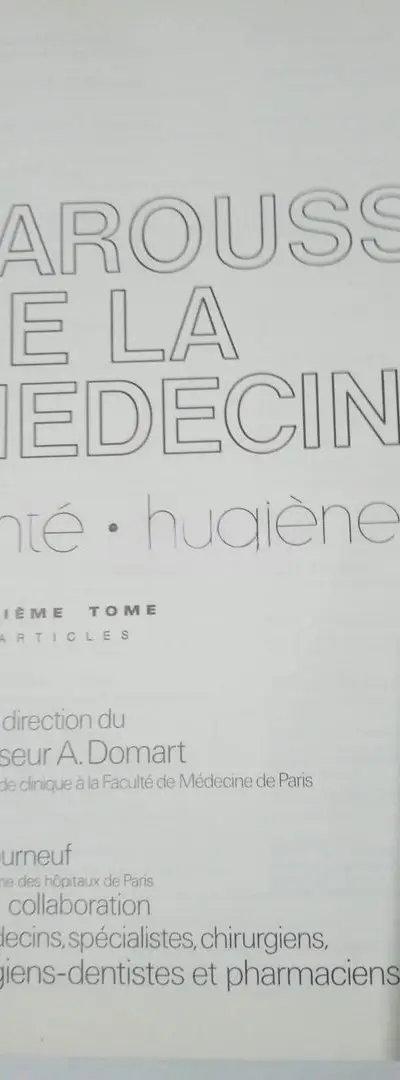 Le Livre de Médecine Larousse