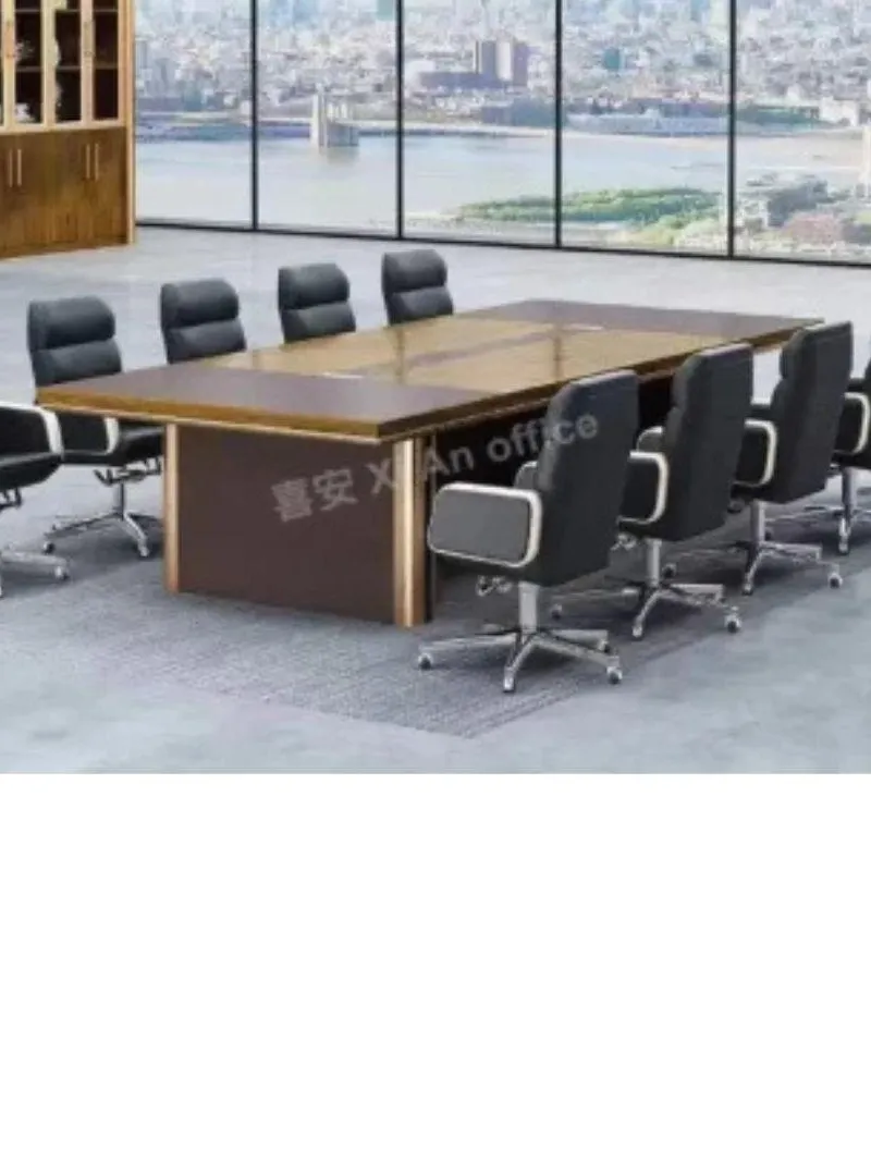 Table de réunion avec gestion des câbles