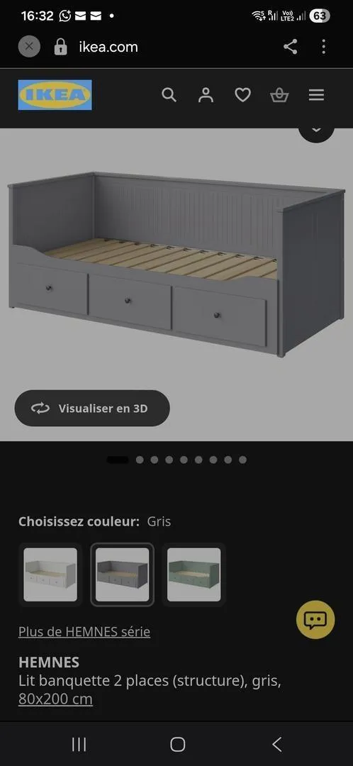 Lit convertible IKEA