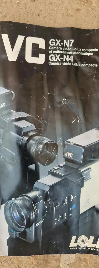 Caméra Vidéo Vintage JVC Lolux (Années 80)