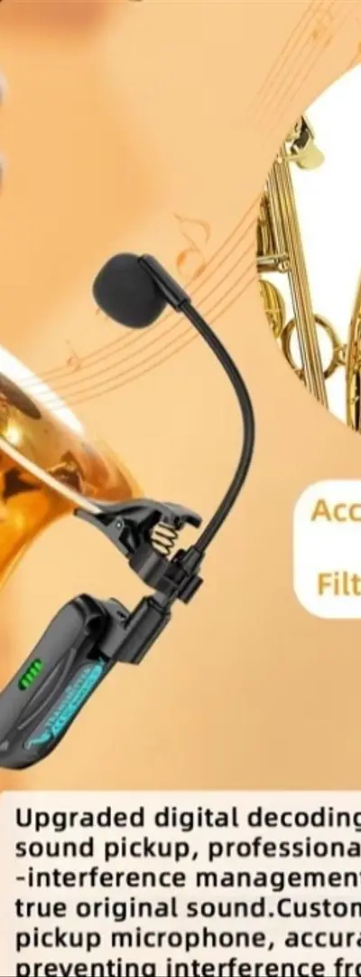 Microphone Mecro pour saxophone
