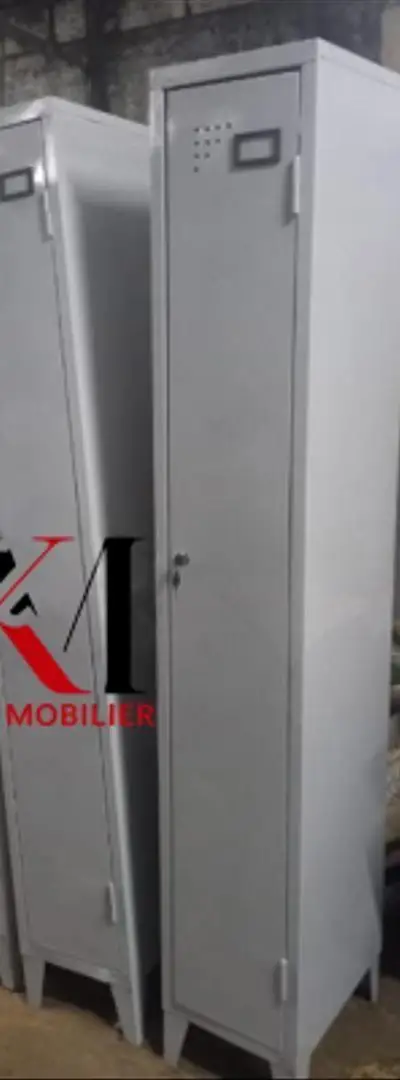 Vestiaire métallique 2 portes avec fermeture à clé