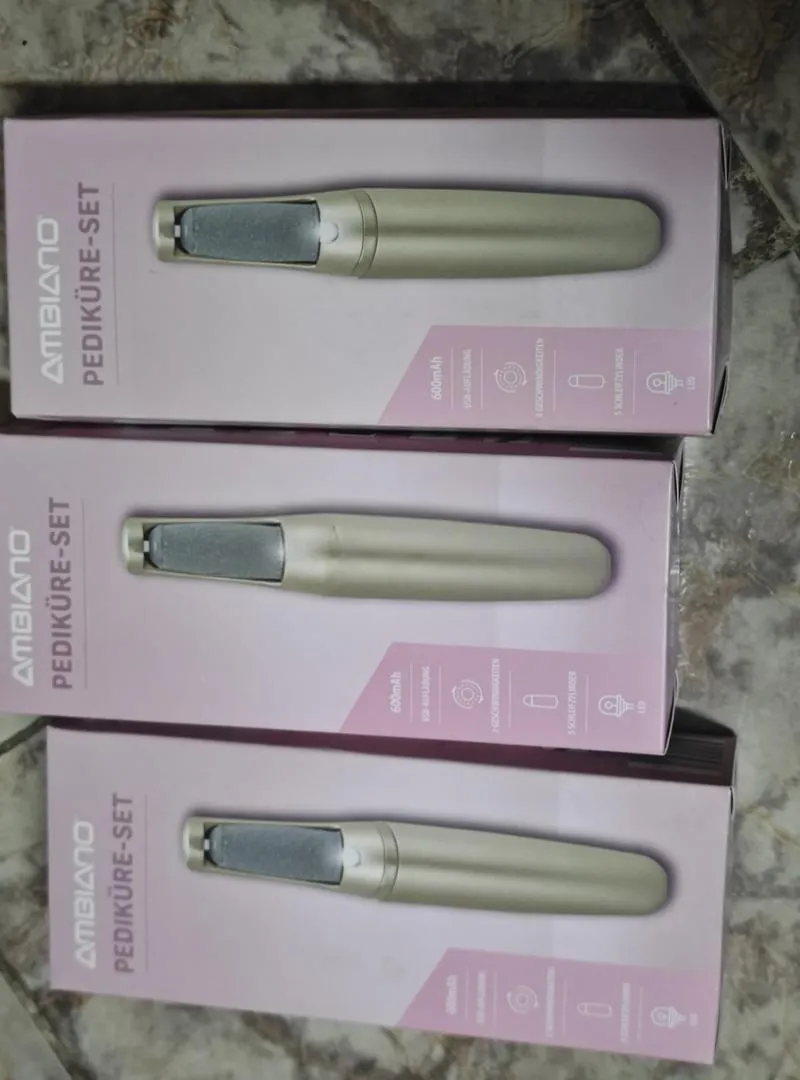Set pédicure électrique rechargeable Ambiano