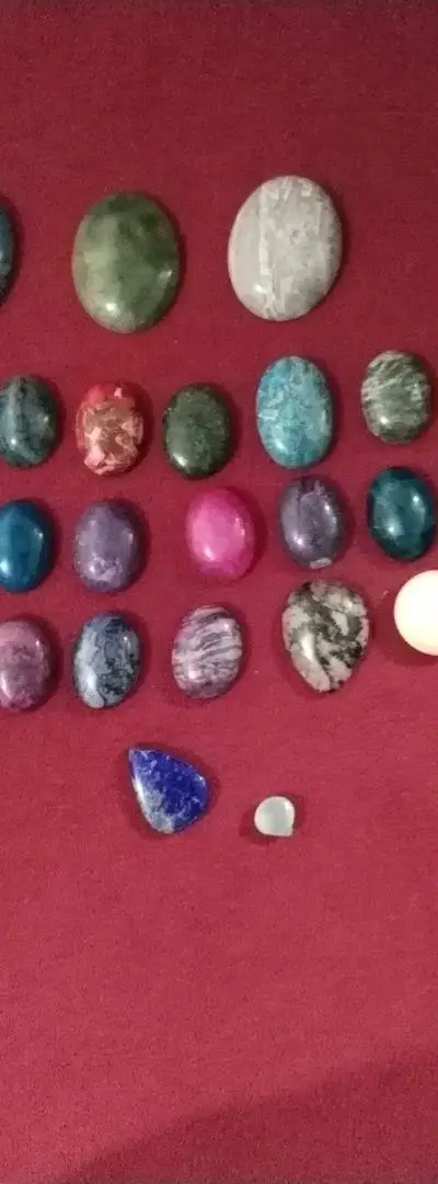 Collection de pierres précieuses