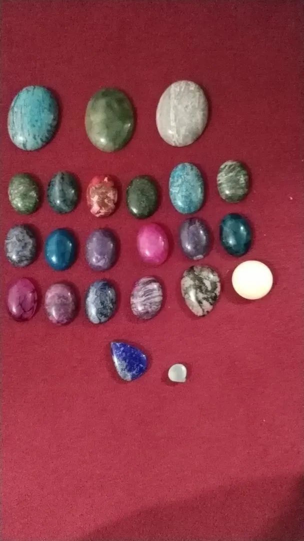 Collection de pierres précieuses