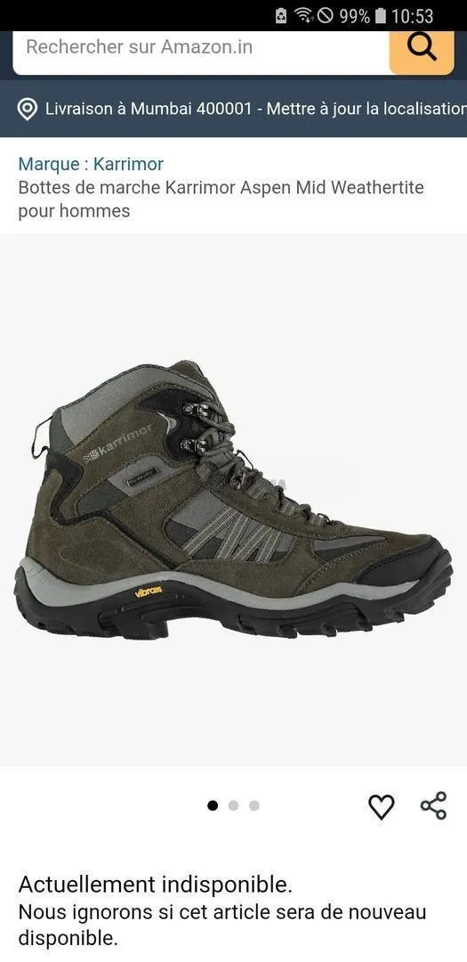 Chaussure chasse randonnée karimor