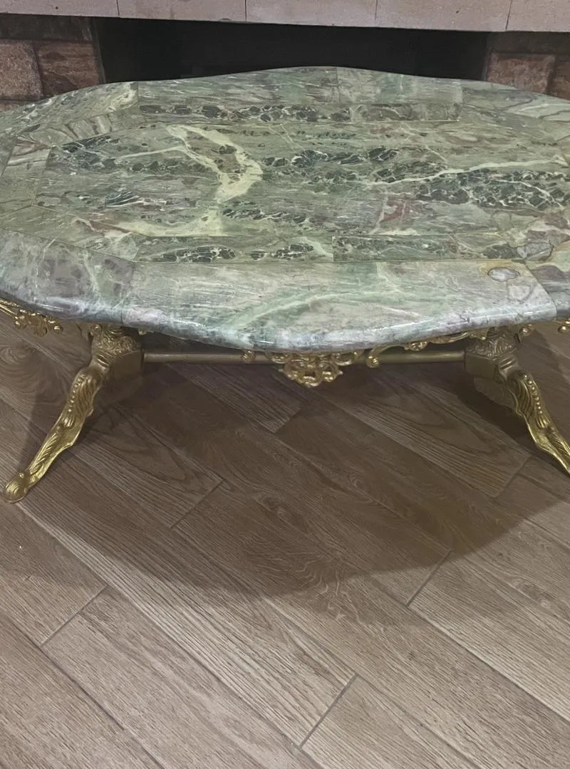 Table basse - Marbre vert