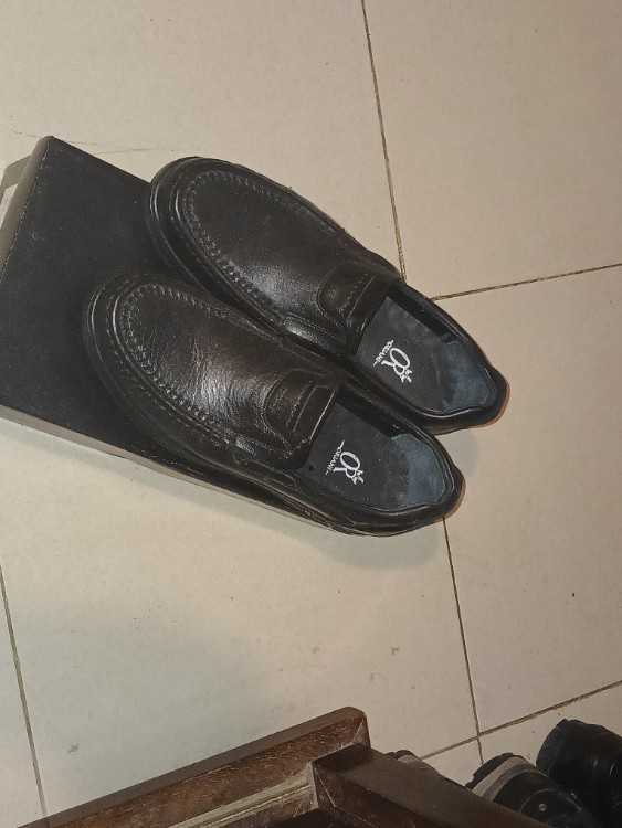 Mocassins en cuir