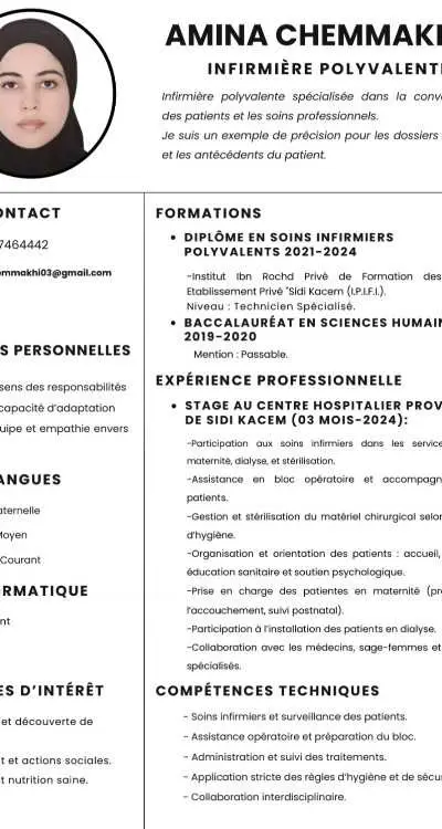 Infirmière polyvalente