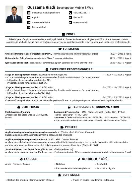 Spécialiste IT & Développeur Web & Mobile