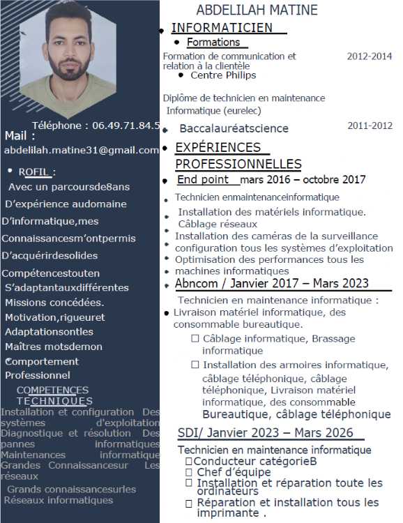 maintenance et support réseau informatique