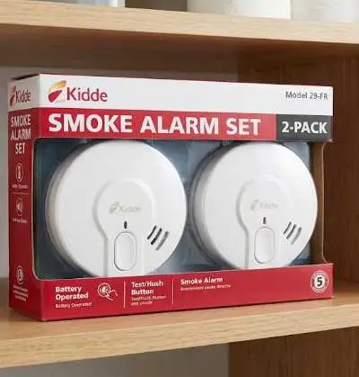 Kidde 2-Pack Smoke Detector Set (Model 29-FR