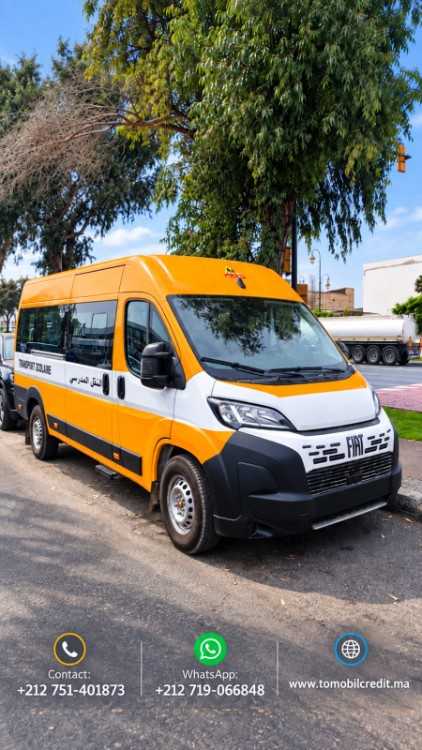 Fiat Ducato transporte personnelle et scolaire