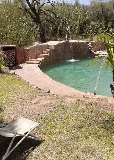 villa jardin piscine Marrakech palmeraie