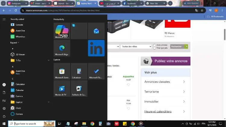 Ordinateur HP à vendre urgent