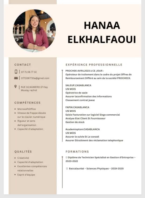 Demande de stage pré-embauche – Service Administra