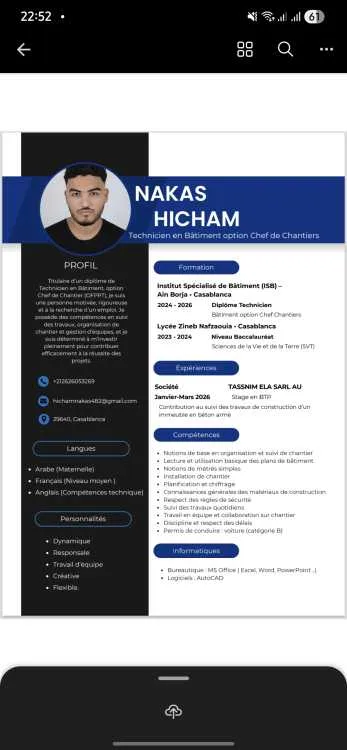 Stagiaire BTP – Construction