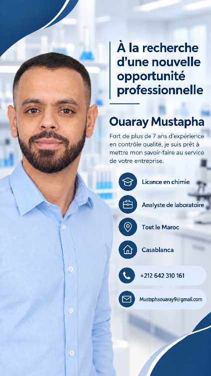 Analyste de laboratoire
