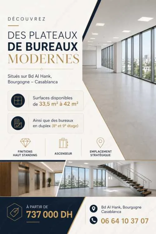 Plateaux de bureaux à vendre à bourgogne