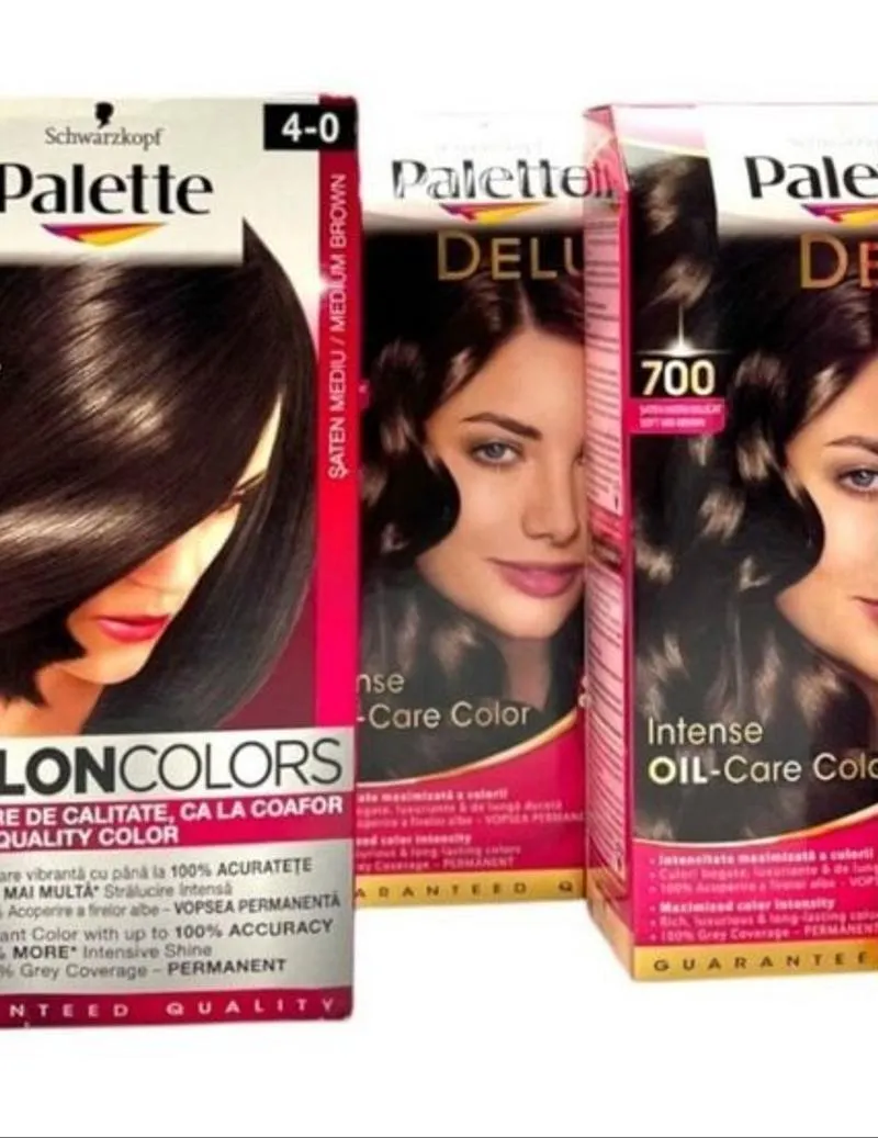 Colorations de cheveux de haute qualité