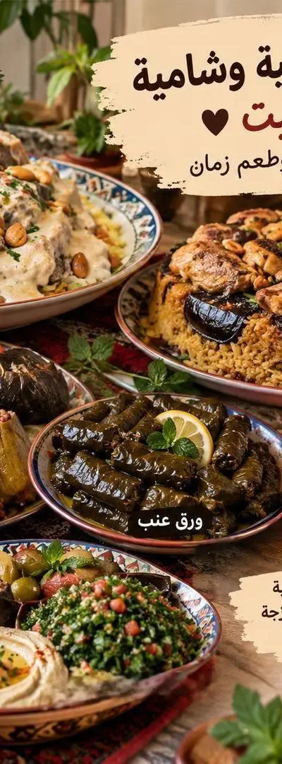 Cuisine Shami et de mains palestiniennes🇵🇸
