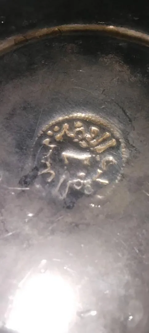 Plat en argent ancien authentique
